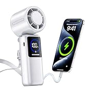 Innopower Portable Mini Fan Foldable Personal Fan Up to 50H-White