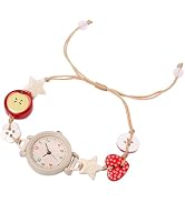 JewelryWe Women's Boho Beach Wristwatch - Boho Analog Quartz Easy-Read Colorful Arabic Dial with ...