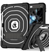 SIBEITU Case for iPad 9th 8th 7th Generation 2021 2020 2019(10.2 inch) with Pencil Holder, Shockp...