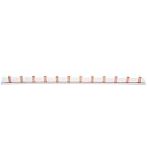 Circuit Breaker Buss Bar Power Distribution Block Bus Bar Combing Terminal Block Pure Copper PVC ...