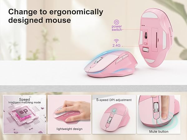 Ergonomic Wireless Keyboard