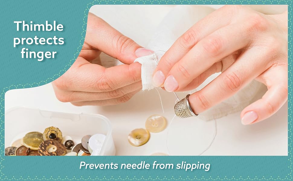 Thimble Protects Finger