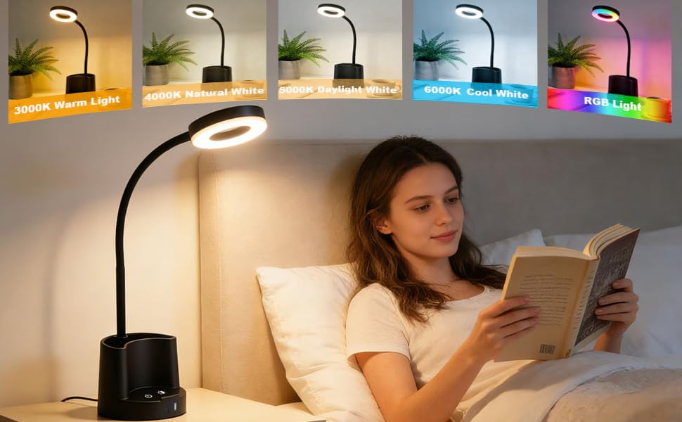 Reading Light +LED RGB Night Light