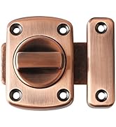 Alise Gate Latch Slide Bolt Latches Lock,Medium Size Safety Double Sided Rotate Gate Hardware for...
