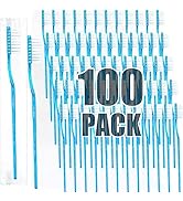 COCOBURI Disposable Toothbrushes with Toothpaste Adult Pre-Pasted Disposable Toothbrushes Travel ...
