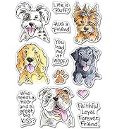 Various Dogs Clear Rubber Stamp and Metal Cutting Die Set Stamping DIY Die-cuts Scrapbooking Embo...
