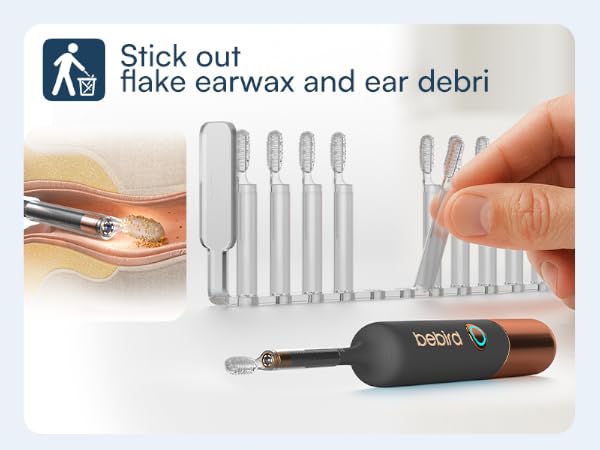 For dry ears, oily ears, flake earwax, and ear debris.