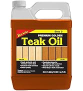 STAR BRITE Premium Golden Teak Oil - Sealer, Preserver, & Finish for Outdoor Teak & Other Fine Wo...