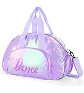 Choco Mocha Dance Bag for Toddler Girls Ballet Bag for Girls 2-4 4-6 Little Girl Dance Bags with ...