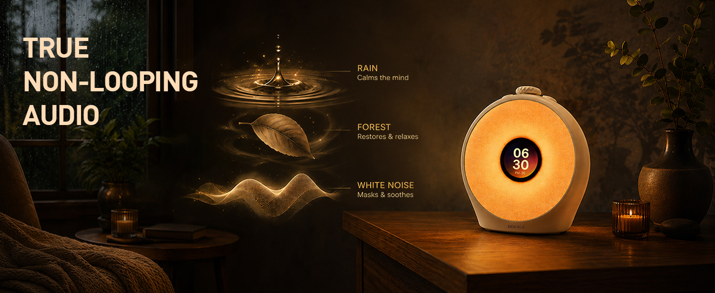 Non-looping sleep sounds
