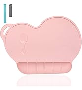Food Catching Baby Placemat - Food Grade Silicone Reusable Travel Placemat for Kids Tiny Diner Po...