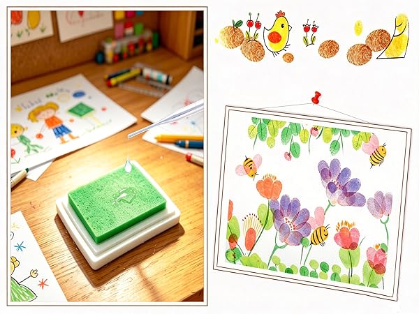 revived stamp pad with clear and full color imprint, like new again