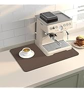 Meetcolor 2PCS 12" x 20" Dish Drying Mat & 24" x 5.5" Faucet Mat for Kitchen Sink, Super Absorben...