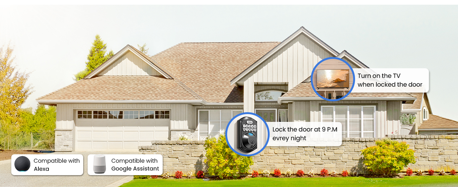 Compatible with Alexa and Google for smart home integration