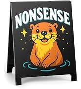 Satirical Office Desk Decor Funny Table Sign Team Gifts for Coworkers Friends Nonsense Sarcastic ...