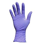 nitrile gloves disposable indigo thick purple latex free powder free puncture resistant durable