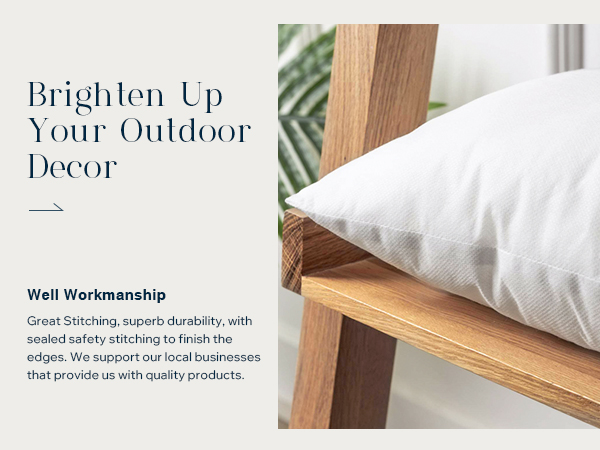 outdoor pillow inserts