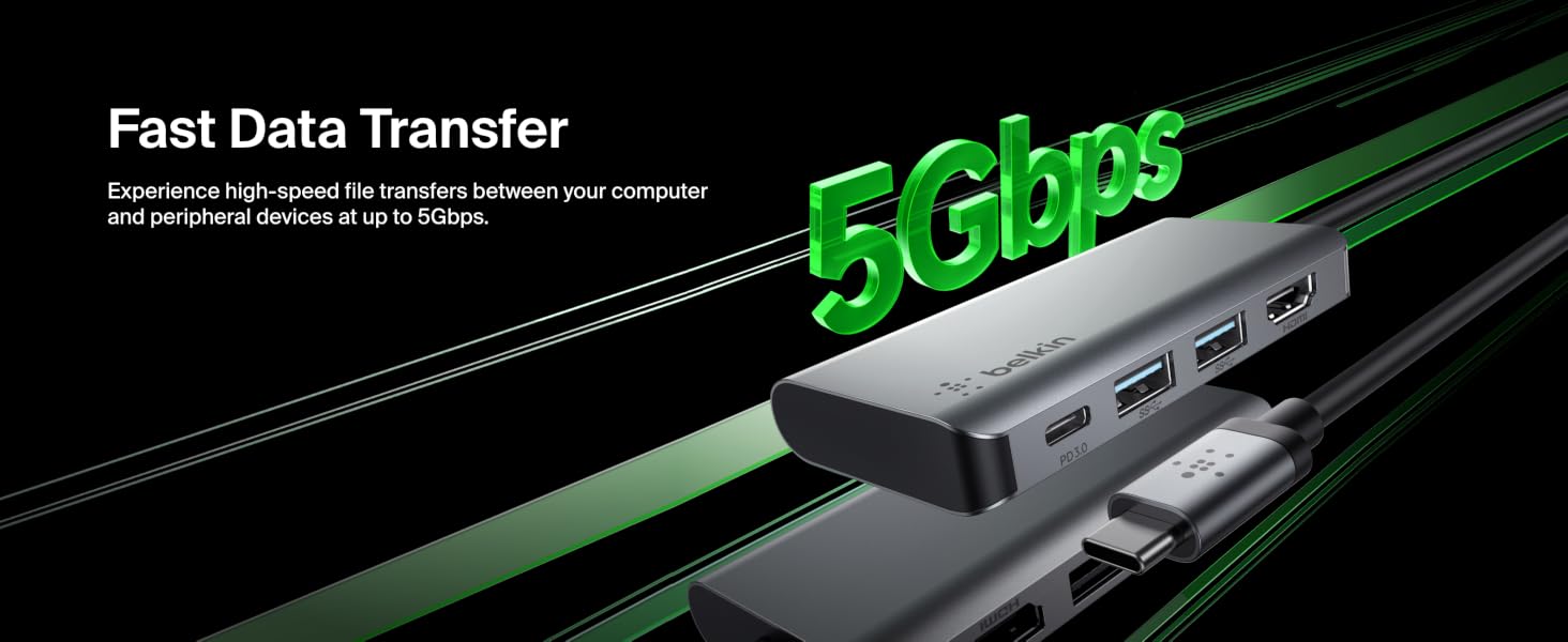 Belkin Connect USB-C 4 in 1 Multiport Hub