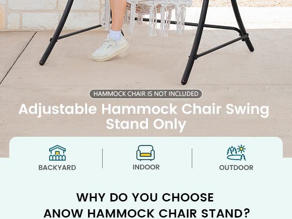 durable hammock chair stand