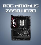 ASUS ROG Maximus Z890 Hero Intel Z890 LGA 1851 ATX Motherboard, Advanced AI PC-Ready, 22+2+1+2 S...