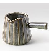YHOJOY Espresso Cups Ceramic, 200ML Espresso Measuring Cup with Spout, Expresso Shots Cups with H...