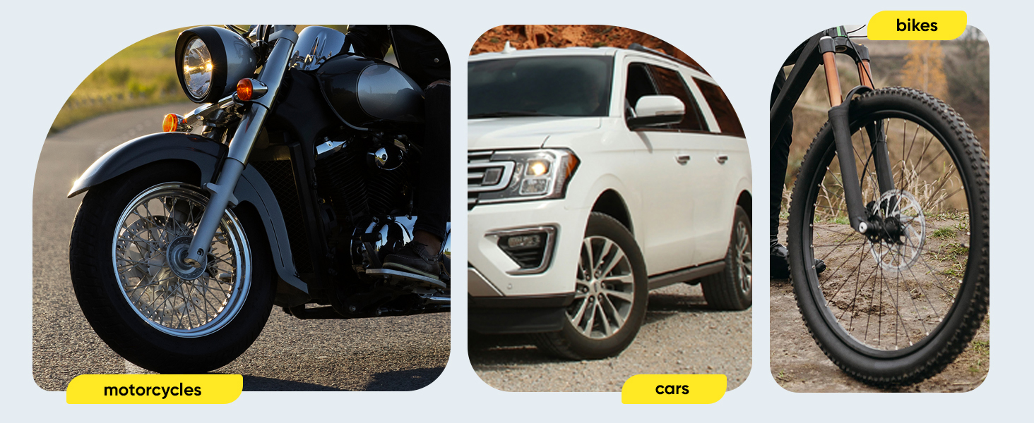 The Gerchway PSI gauge suits cars, trucks, and motorcycles.