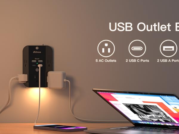 outlet with lighting