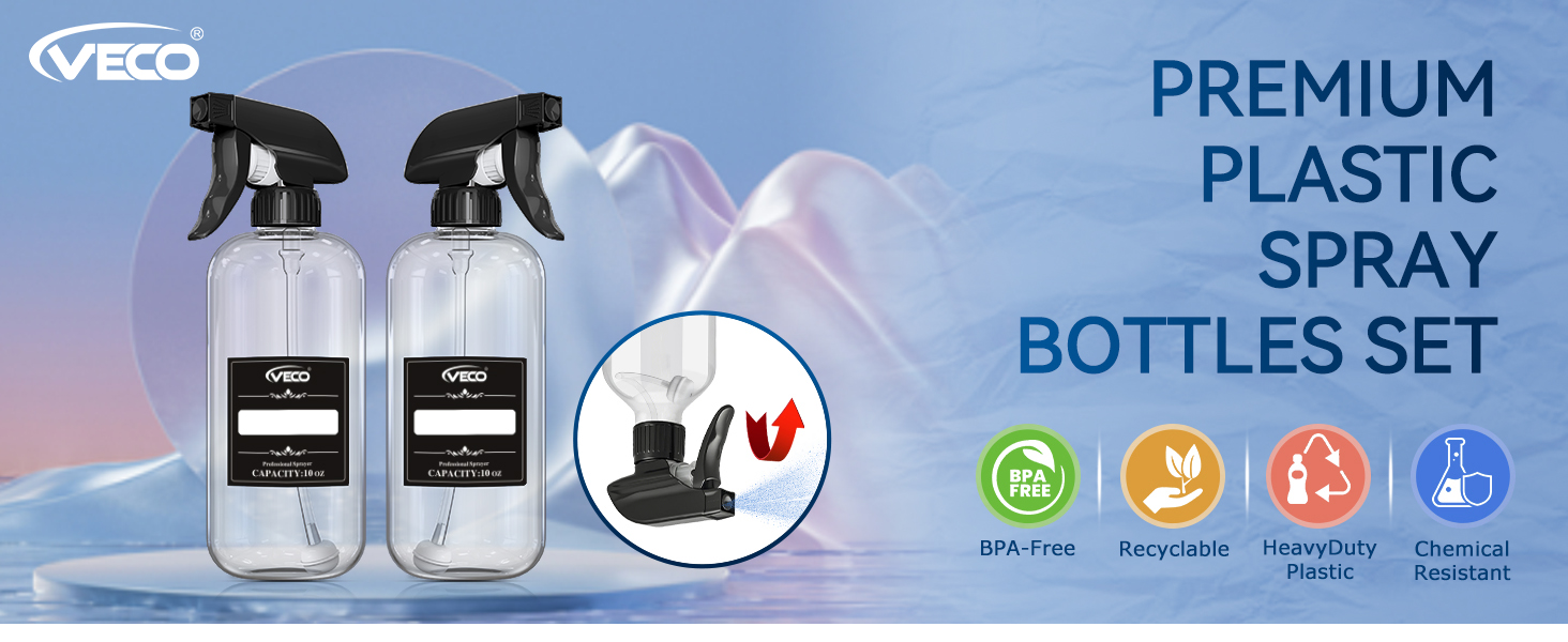 spray bottles