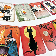 Halloween Party Decorations,Trick or Treat Sign Banner,Vintage Halloween Decorations Pumpkin