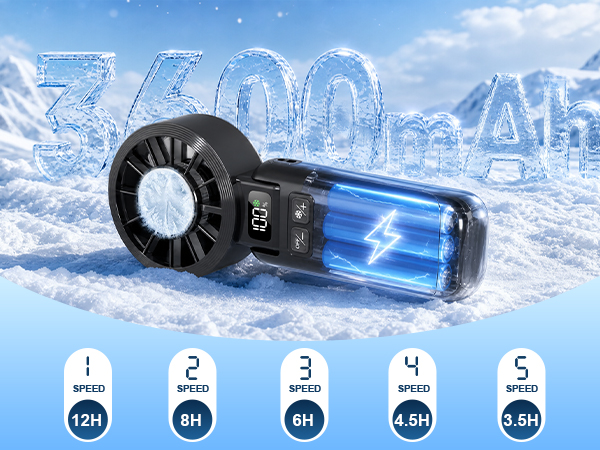 black portable fan
