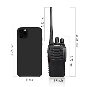 pxton Walkie Talkies two way radios Lightweight and compact