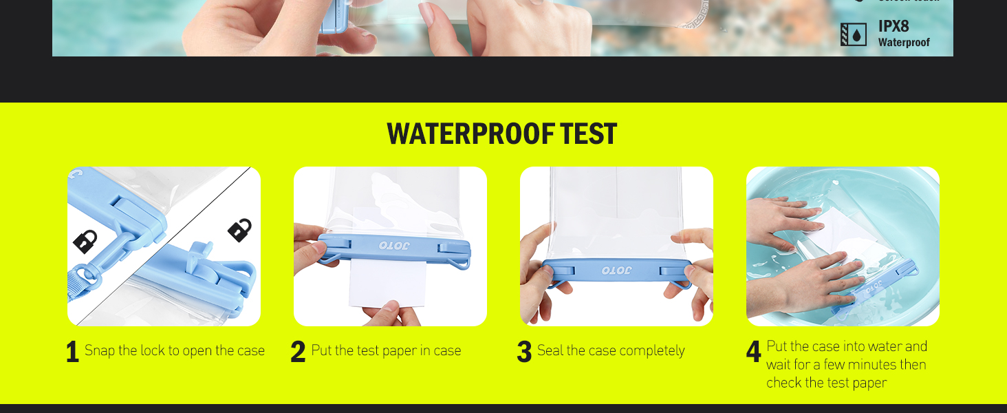 Waterproof test