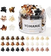 YOHAMA 36Pcs Mini Flower Hair Claw Clips Women Girl Decoration Jaw 6Colors | Multi-functional Sma...