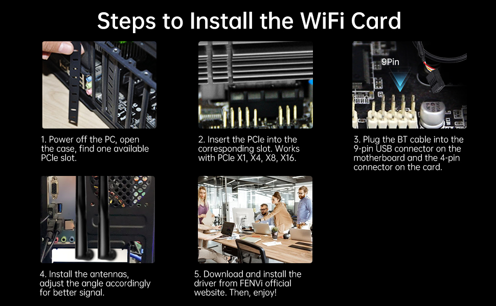 wifi 6E pcie wifi card