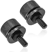 Gasedin 2 PCS Motorcycle Seat Bolt Screw, Aluminum Knurled Quick Release Bolt Seat Mount Screw, F...