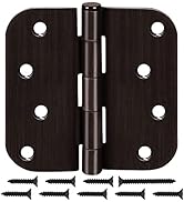 18 Pack 4"Interior Door Hinges Oil Rubbed Bronze Door Hinges 4-Inch Standard Exterior Door Hinges...