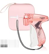 BEVTEE Tagging Gun for Clothing, Pink Tag Gun Kit with 5 Needles, 1120 Barbs Fasteners & 1 Hard E...