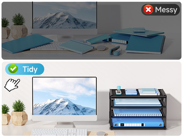 desk paper organizer