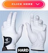 WINNER SPIRIT Miracle Grip Hard Training Golf Glove Consistent Stable Grip with Cabretta Leather