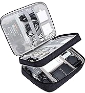 3 layer electronics organizer black