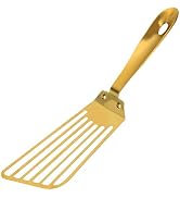 Snailhouse Fish Spatula, Stainless Steel Metal High Heat Cooking Slotted Fish Turner Spatulas for...