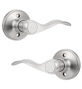 nickel dummy door handle