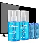 Jiateums TV Screen Cleaner Spray, Touchscreen Cleaning Spray with Wipe Cloth for LCD LED, CD DVD ...