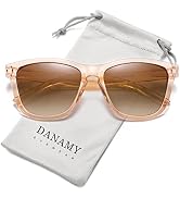 DANAMY Sunglasses Womens Polarized Trendy Sunglasses - Men & Women Mirrored Driving Fishing Sun G...
