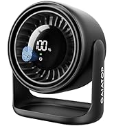 Gaiatop Desk Fan with Touch Control, 4000mAh Battery, 5 Speeds Ultra Quiet Bedroom Fan with LED D...