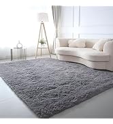 CAIYUECS Shag Area Rug,Indoor Ultra Soft Fluffy Plush Rugs for Bedroom Living Room, Non-Skid Mode...