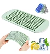 Home Breeze Silicone Mini Ice Cube Tray, 160 Nugget Ice Cube Molds Easy Release Small Ice Cube fo...