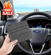 Car Registration and Insurance Holder, Premium PU Leather Vehicle Glove Box Car Organizer Men Wom...