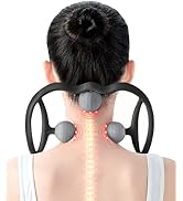 Lyanxinlei Neck Massager,Handheld Shiatsu Deep Tissue Shoulder Massager with Multiple Trigger Poi...