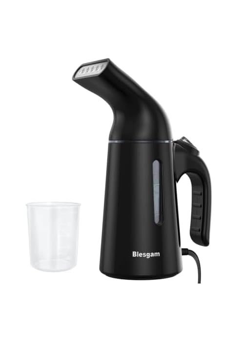 Blesgam Steamer for Clothes 700W, Fast Heat-up in 40S, 120ML Water Tank, 25g/min Strong Penetrati...